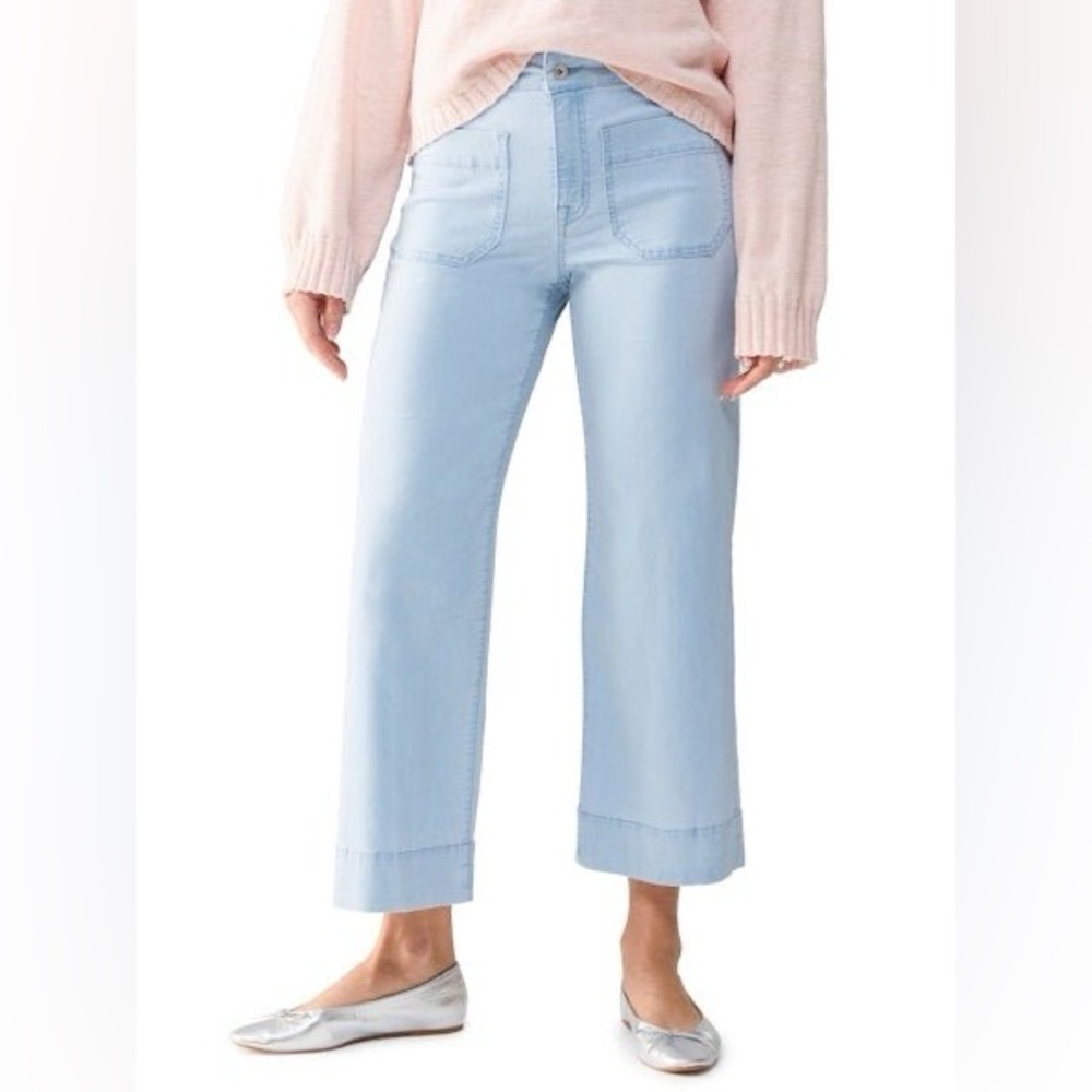 Sanctuary The Marine Standard Rise Denim Pant Ultra Pale